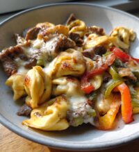 philly cheesesteak tortellini