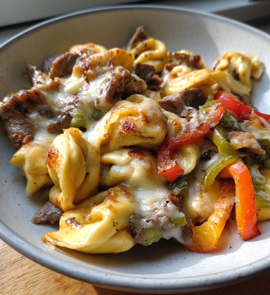 philly cheesesteak tortellini