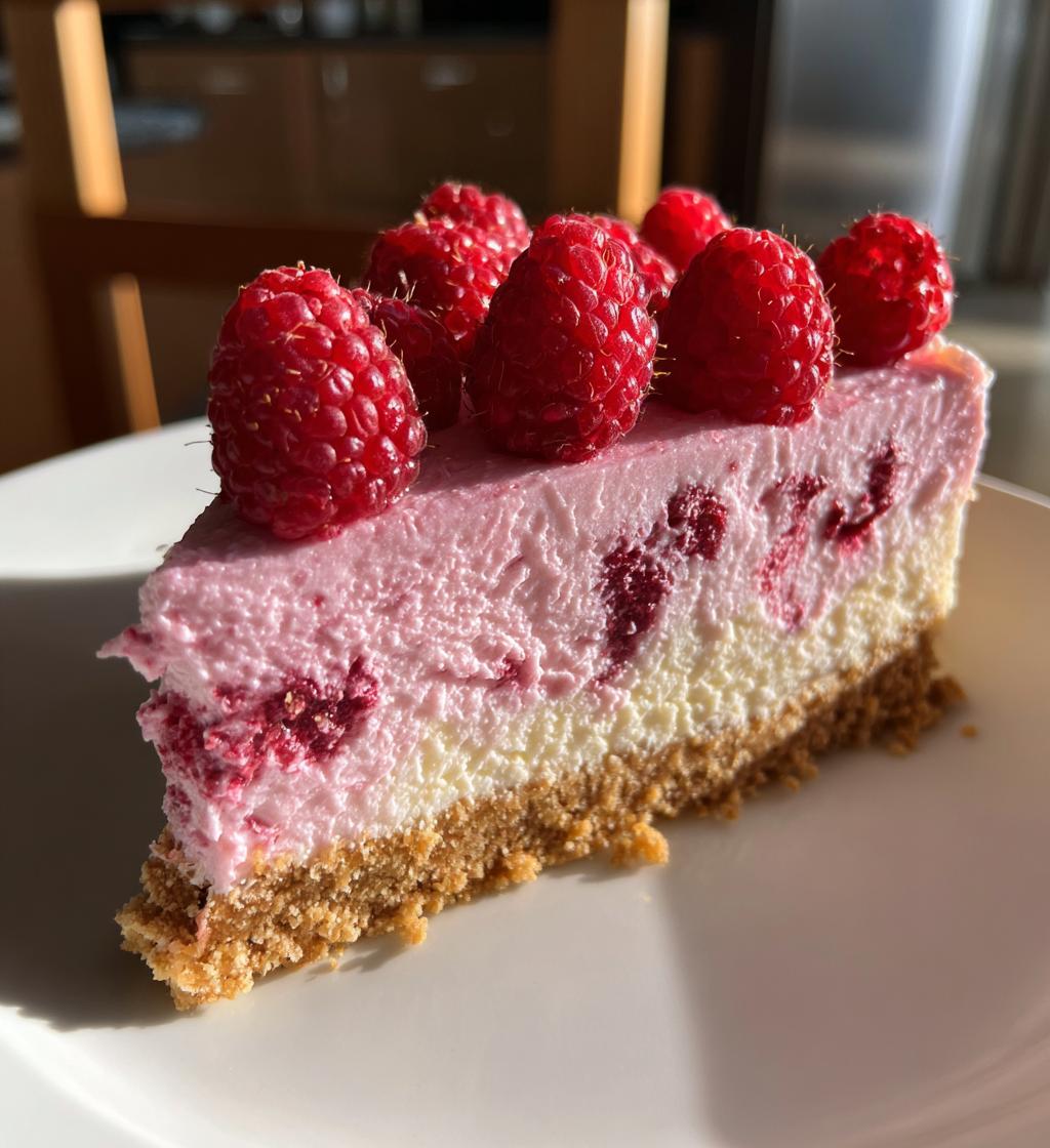 pink velvet raspberry cheesecake