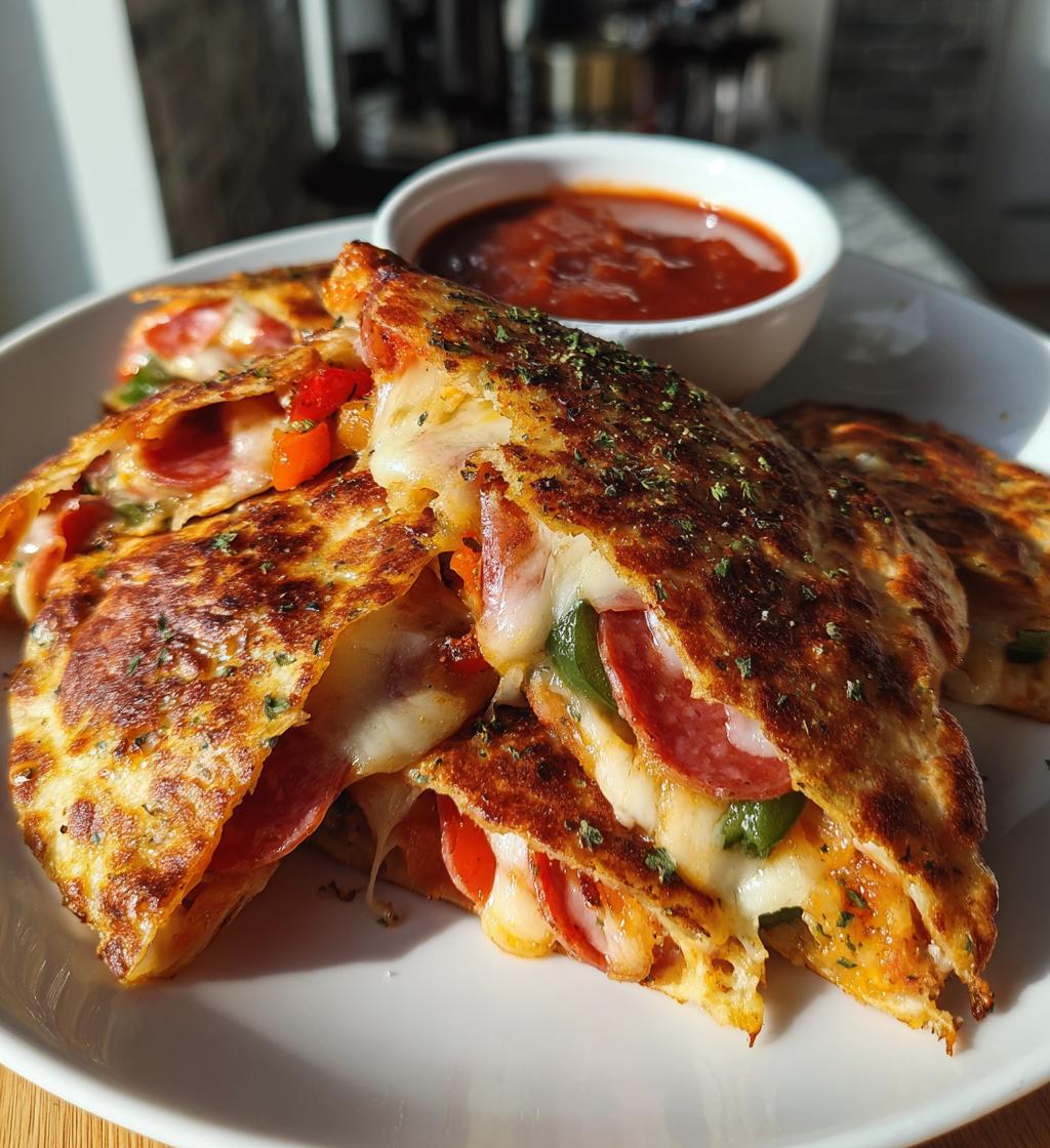 pizza quesadillas