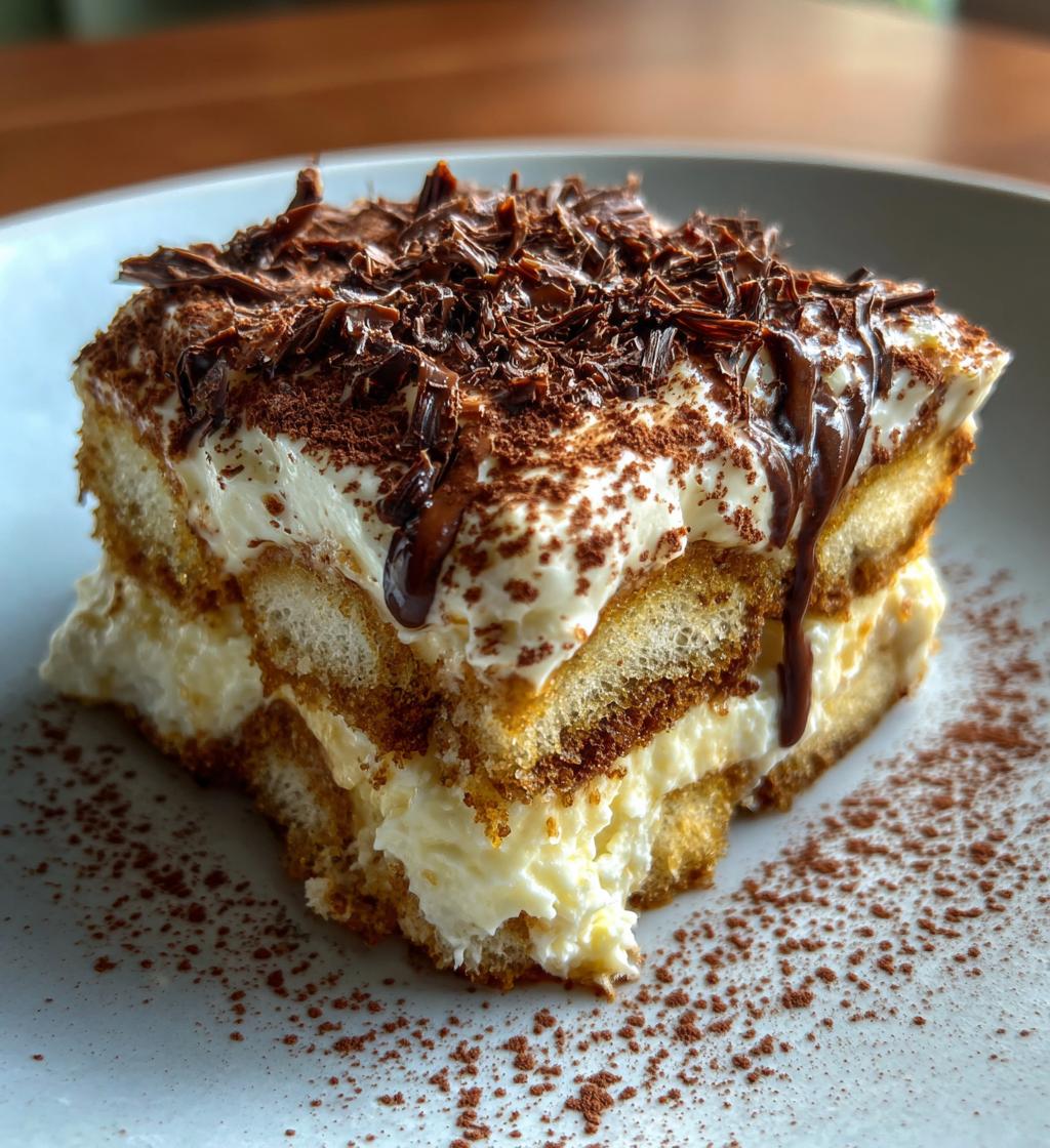 protein tiramisu pudding - detail 1