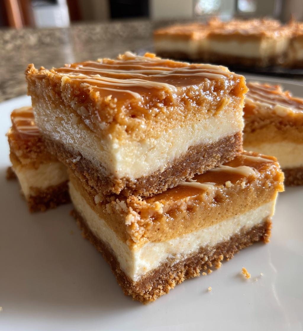 pumpkin spice cheesecake bars
