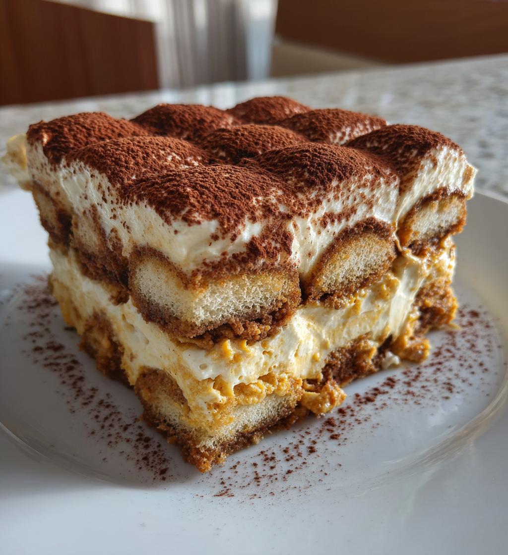pumpkin spice tiramisu - detail 1