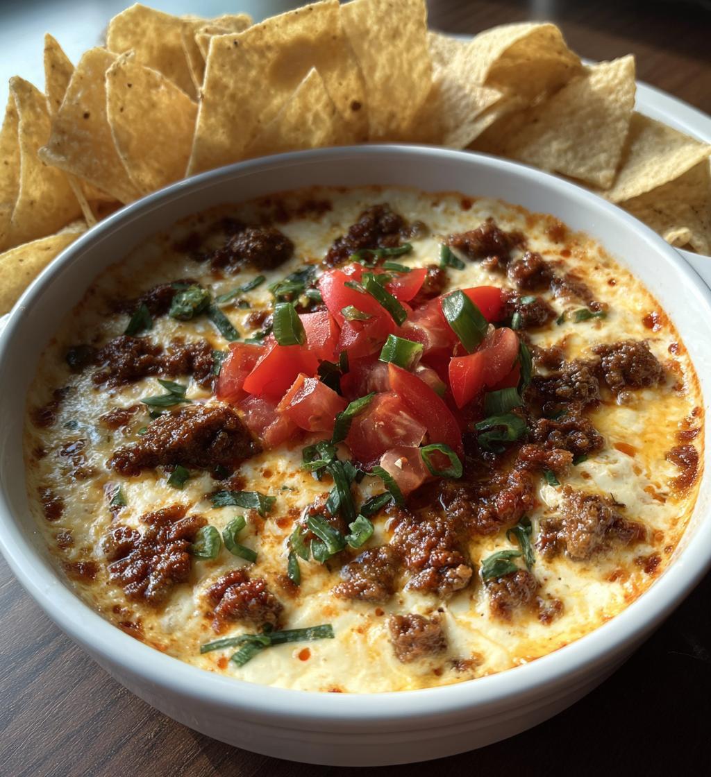queso blanco dip with chorizo - detail 1