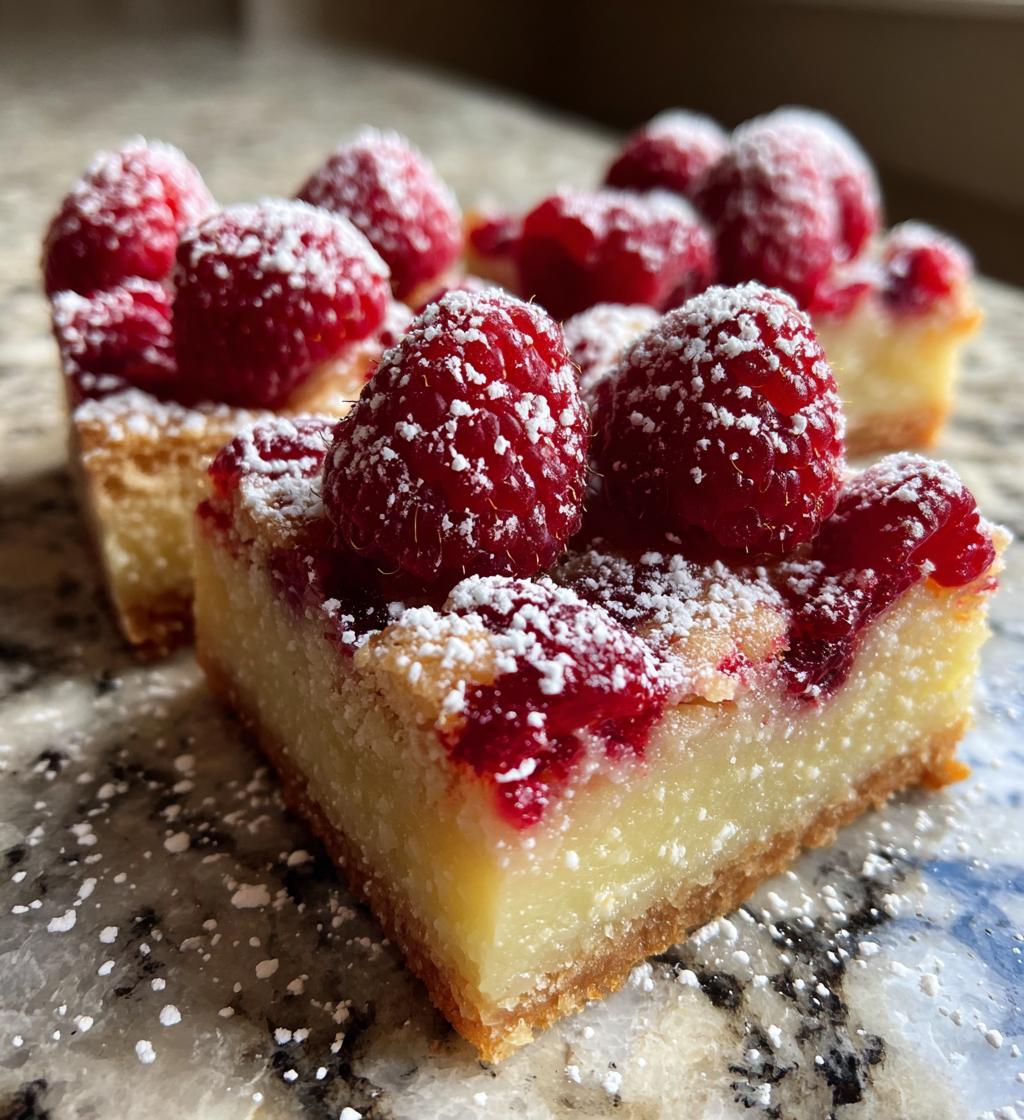 raspberry lemon bars