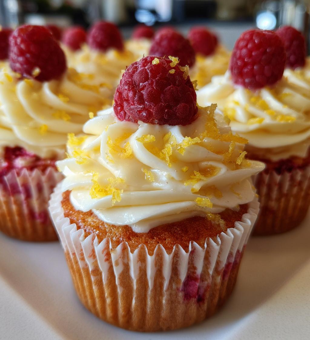 raspberry lemon heaven cupcakes