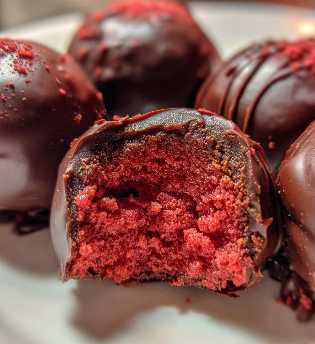 red velvet cake balls 2 - detail 1