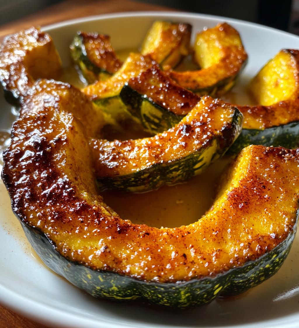 roasted delicata squash - detail 1