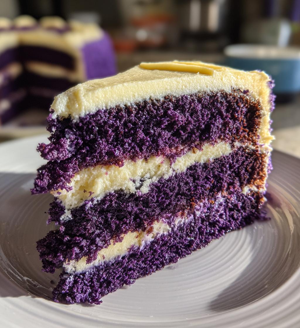 royal purple velvet cake
