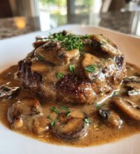 salisbury steak with mushroom gravy