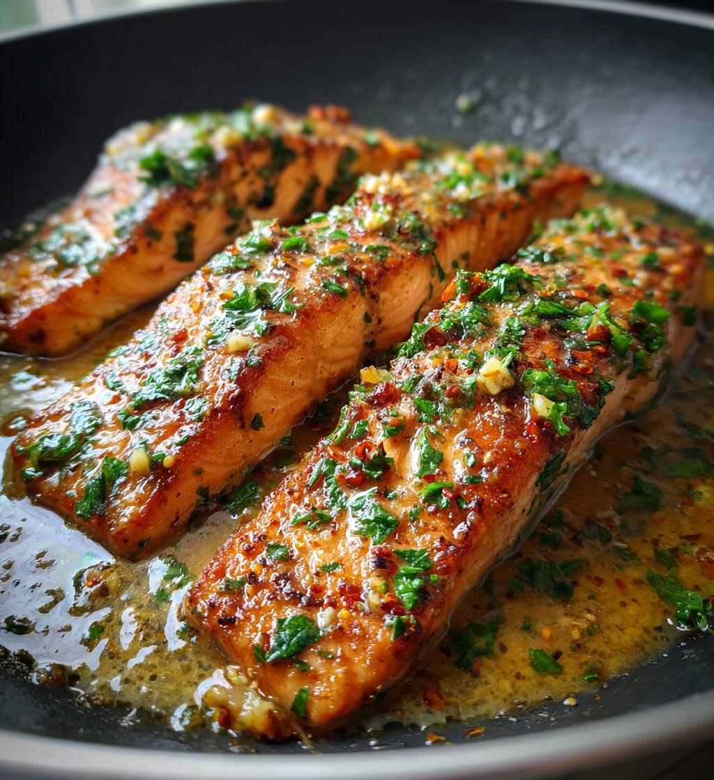 salmon garlic lemon butter sauce recipe - detail 1