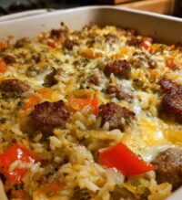 sausage and rice casserole