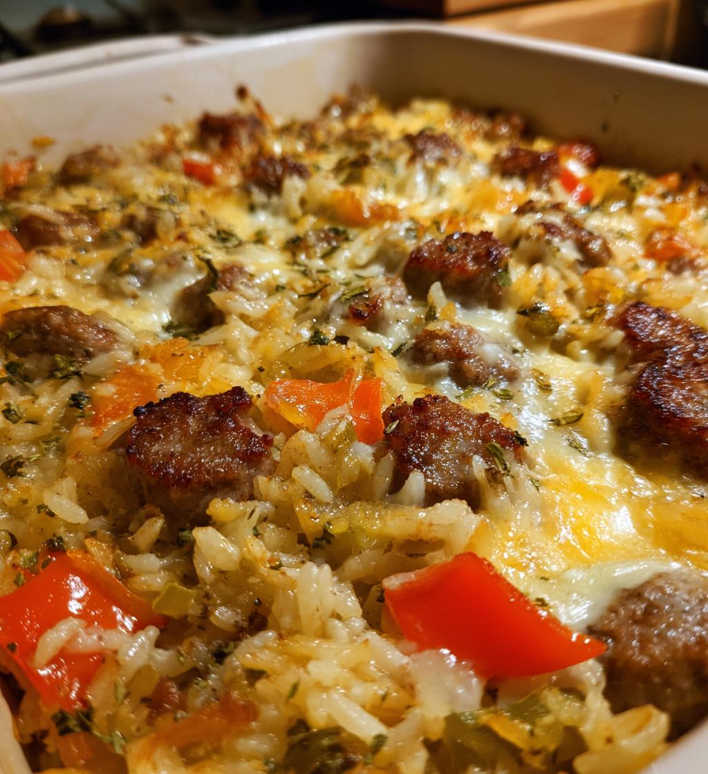 sausage and rice casserole