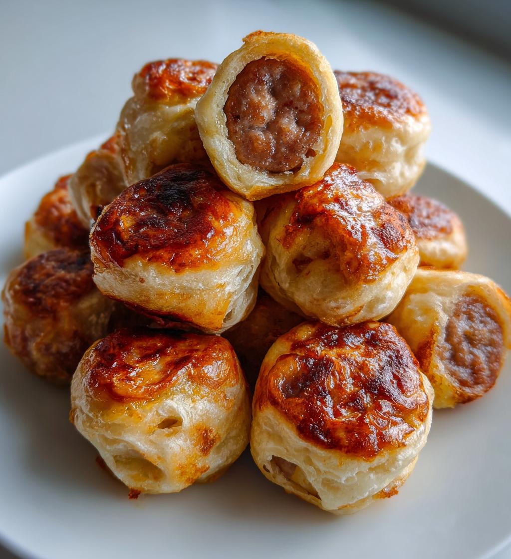 sausage pancake bites