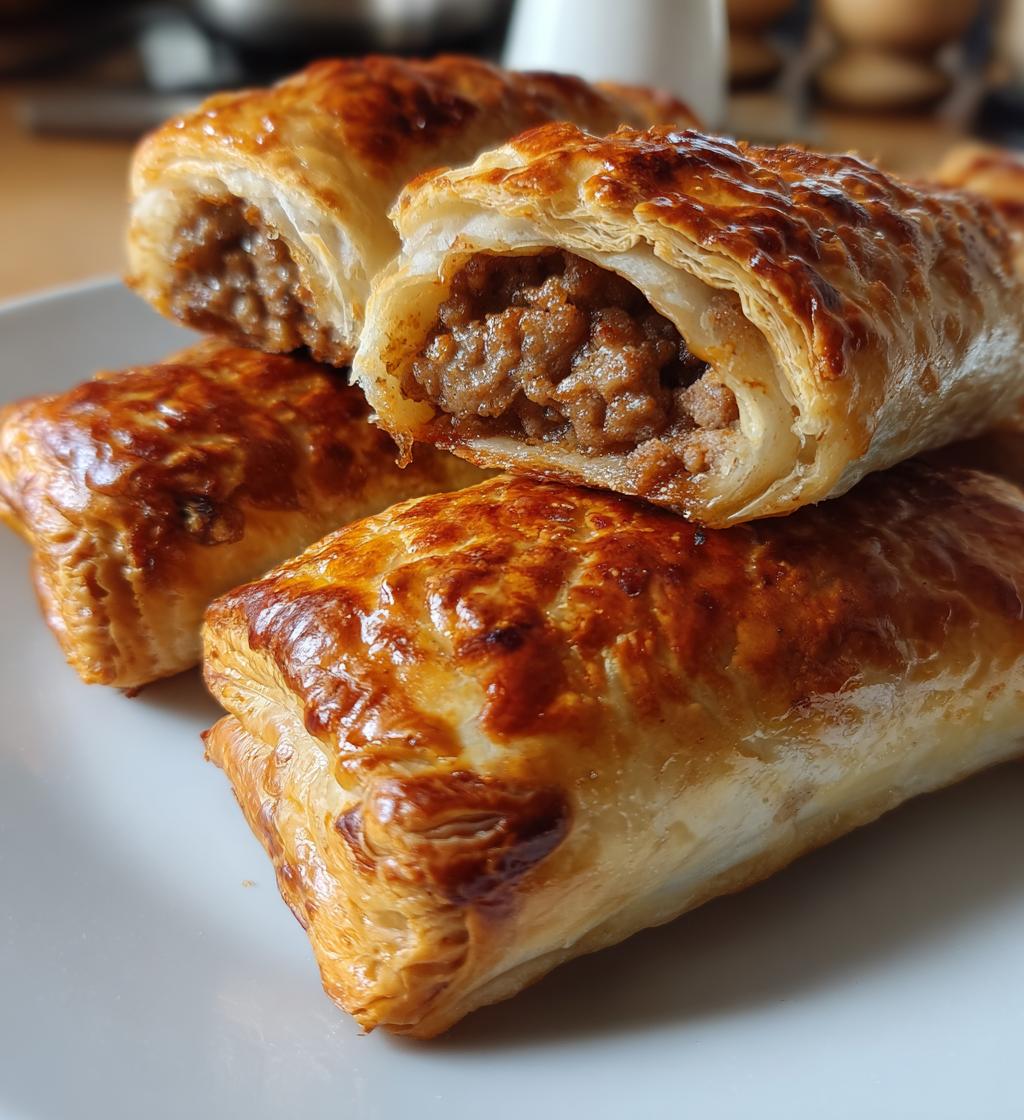 sausage rolls appetizer recipe - detail 1