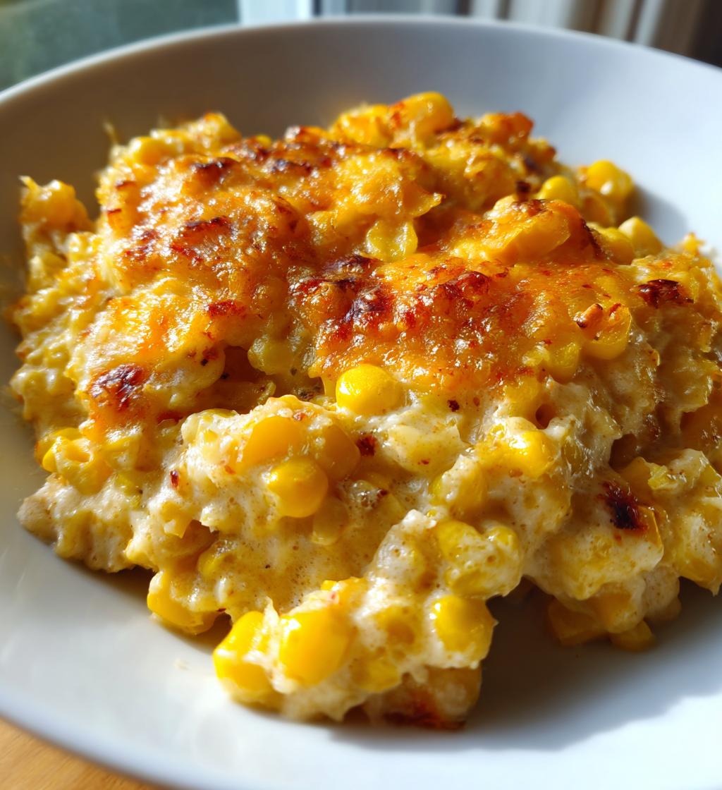 scalloped corn - detail 1