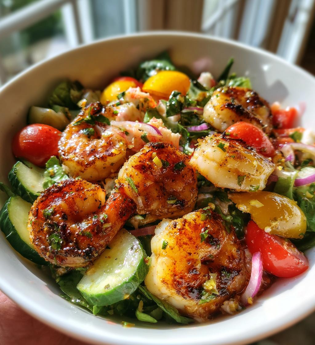 seafood salad - detail 1