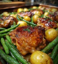 sheet pan honey mustard chicken