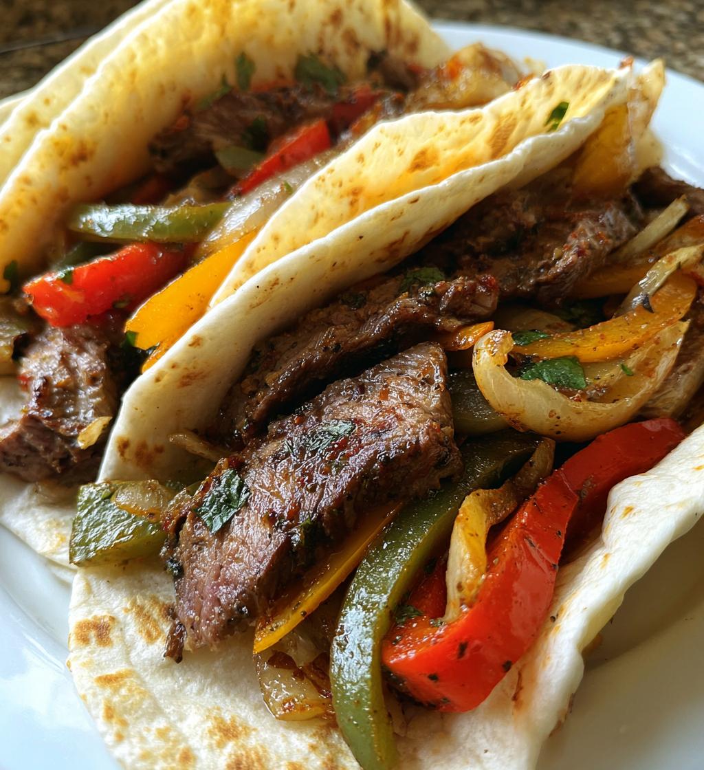 sizzling blackstone fajitas