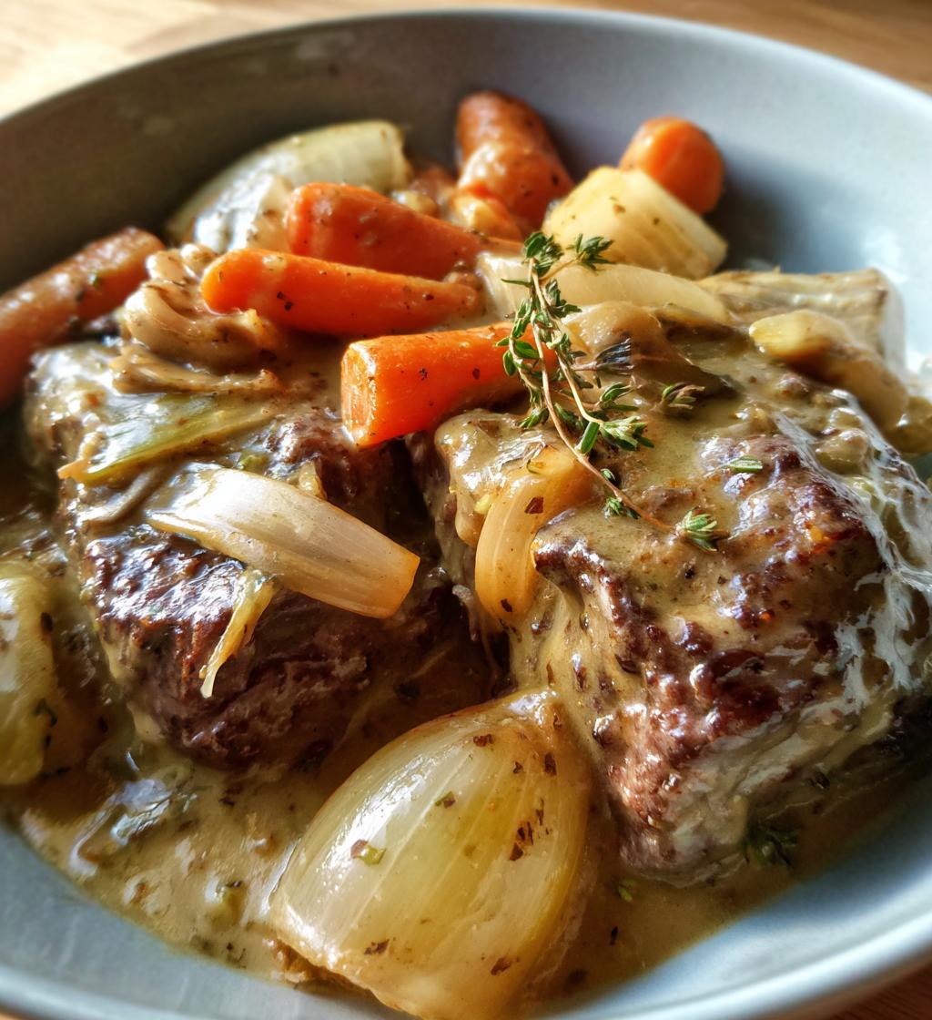 slow cooker swiss steak - detail 1