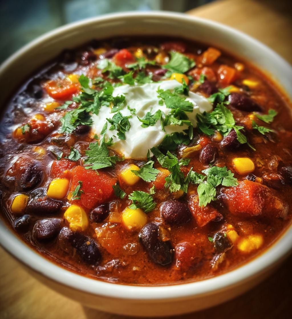 slow cooker tex mex taco soup - detail 1