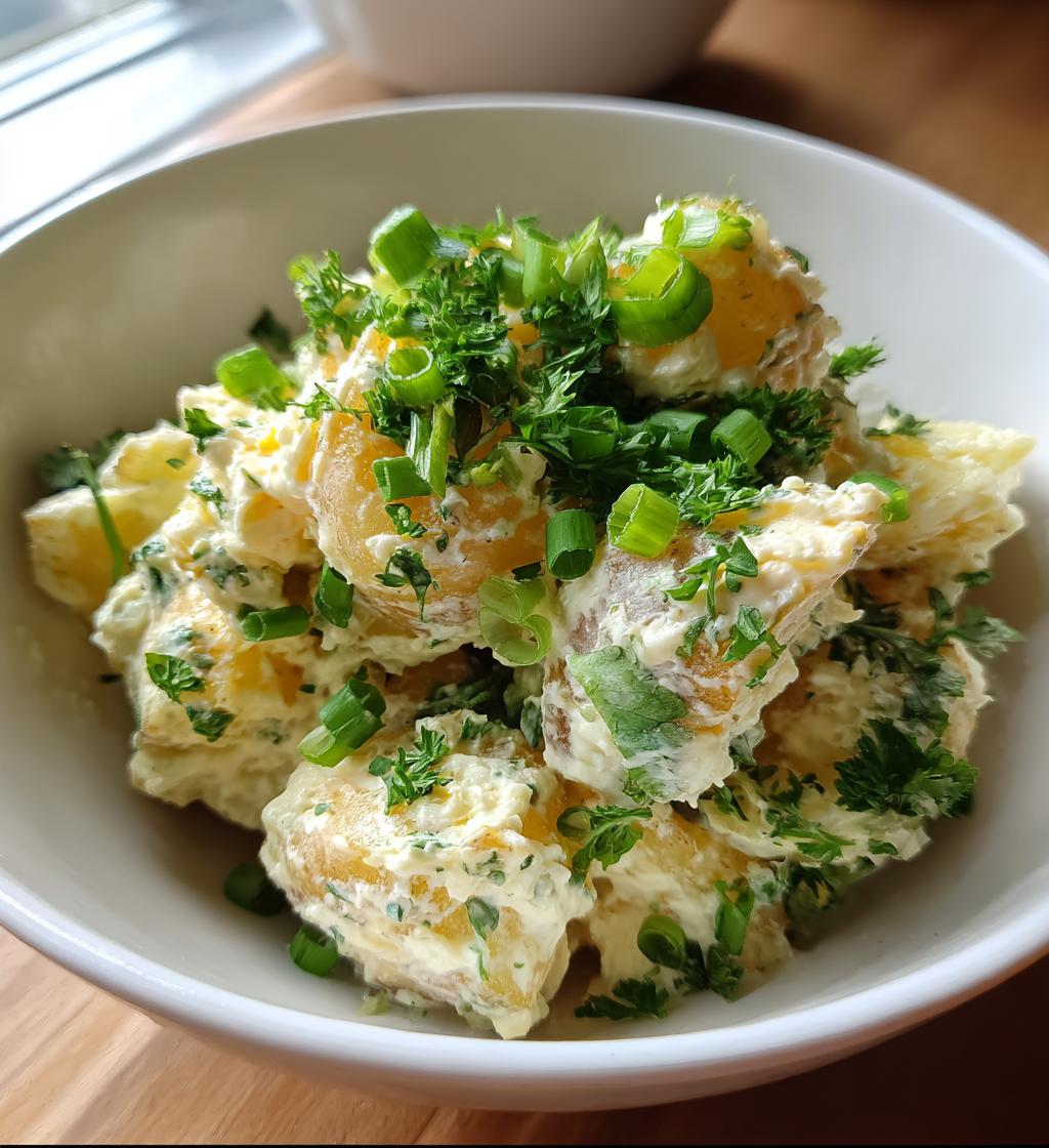 smashed potato salad - detail 1