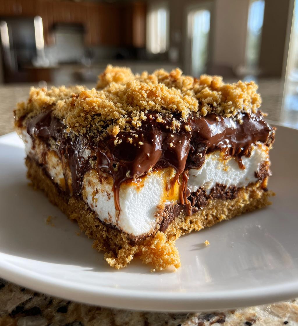 smores cookie bars