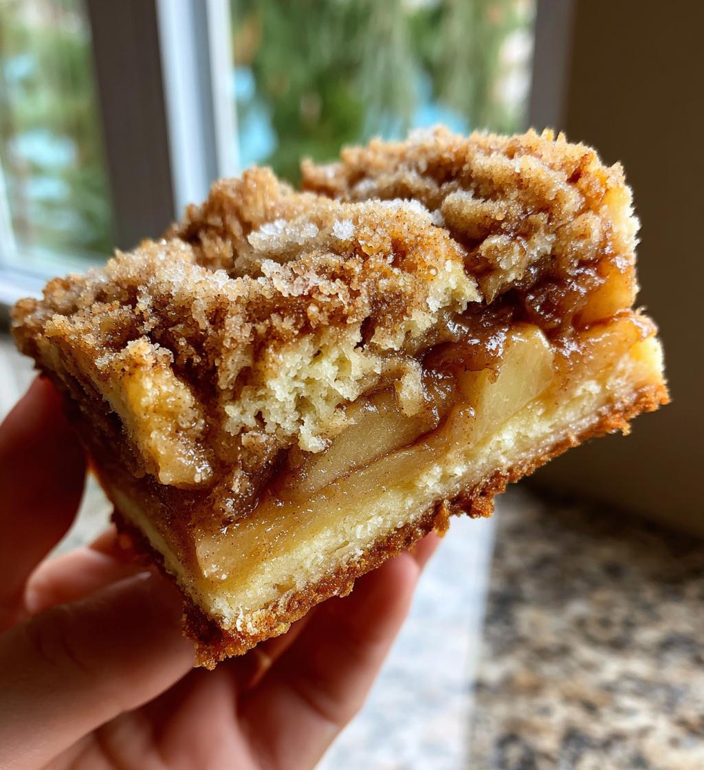 snickerdoodle apple pie bars