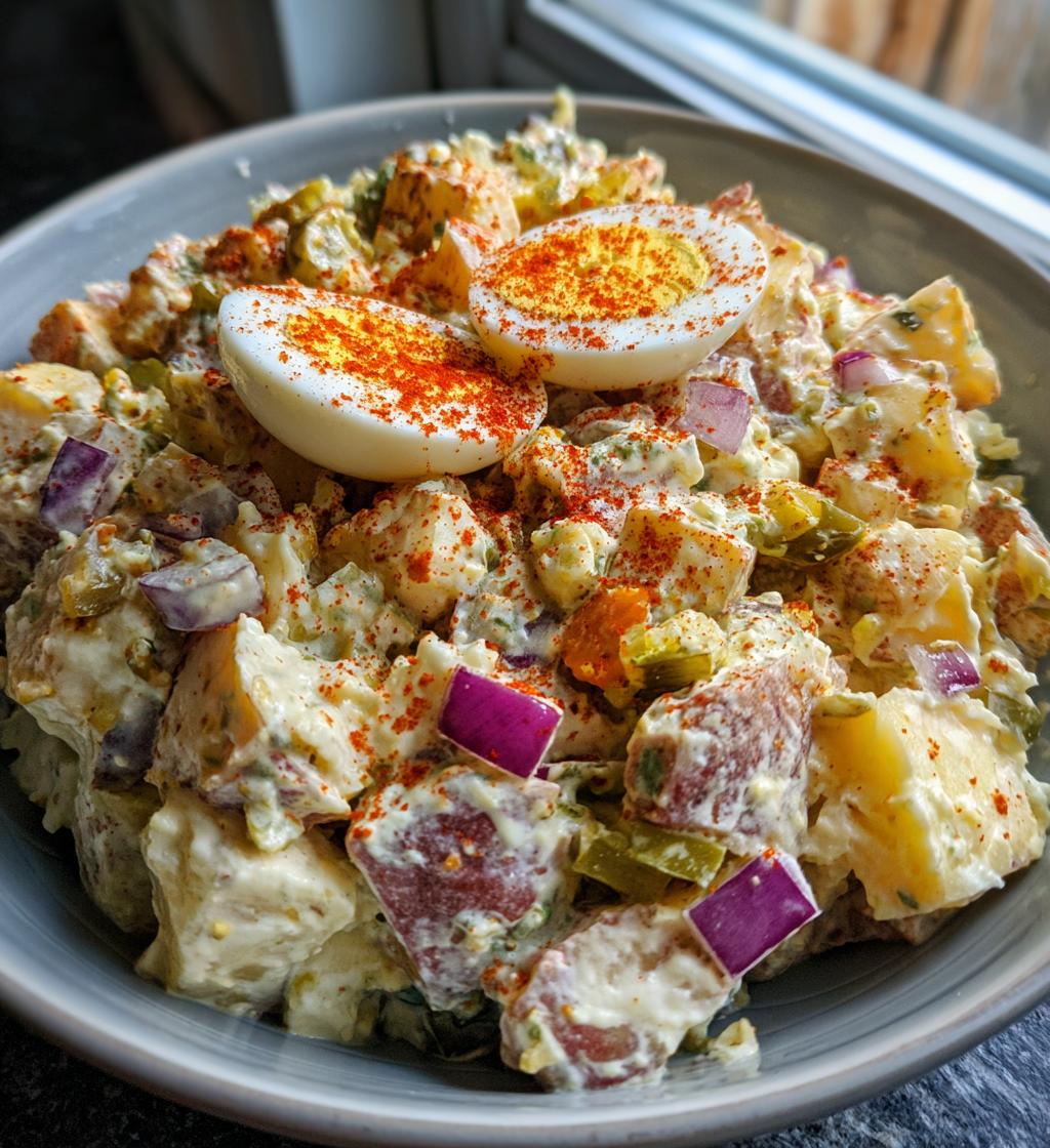 southern potato salad - detail 1
