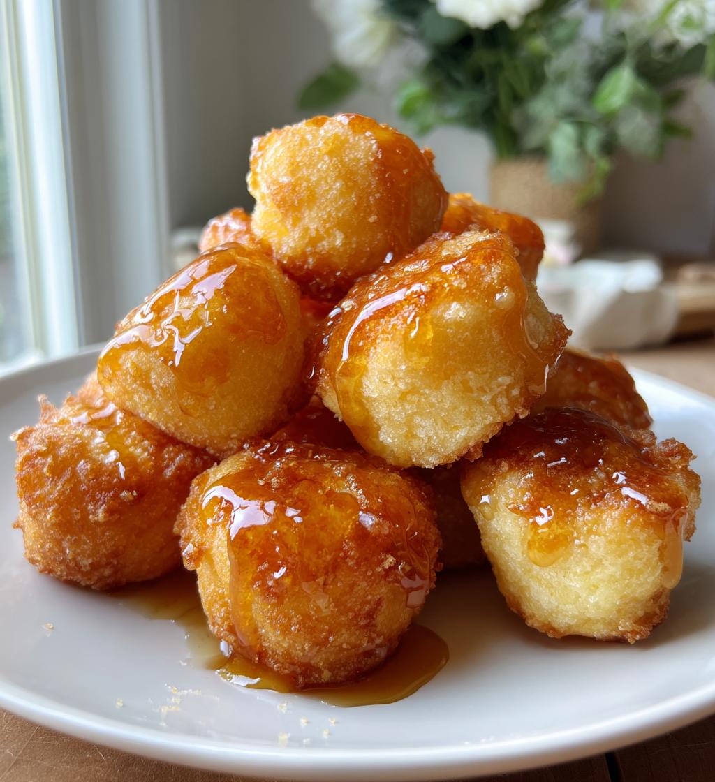 southern style honey butter cornbread poppers