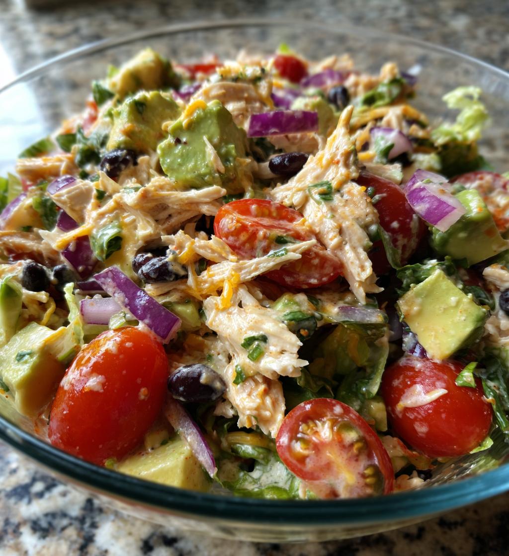 southwest chicken salad - detail 1