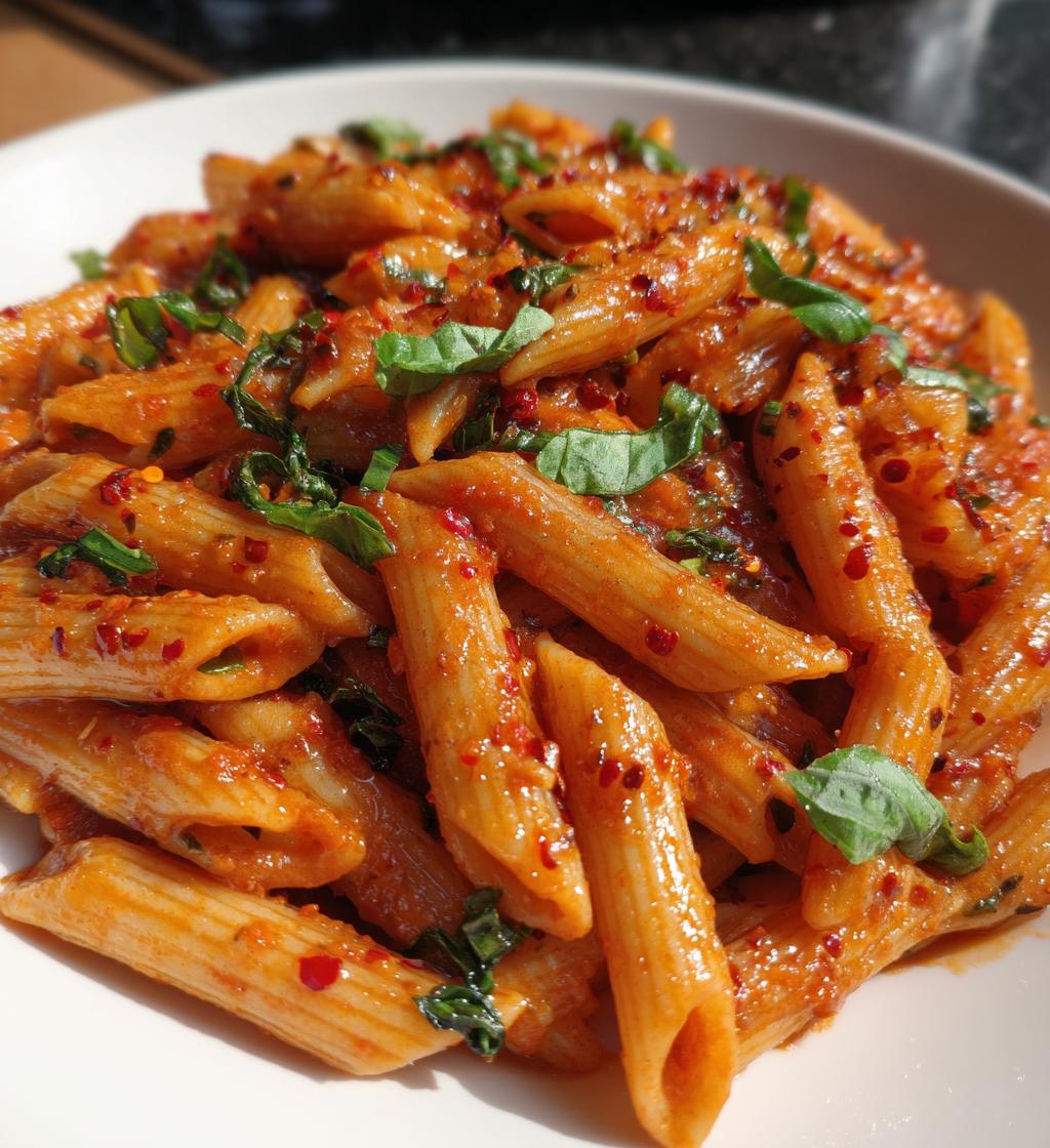 spicy arrabbiata pasta