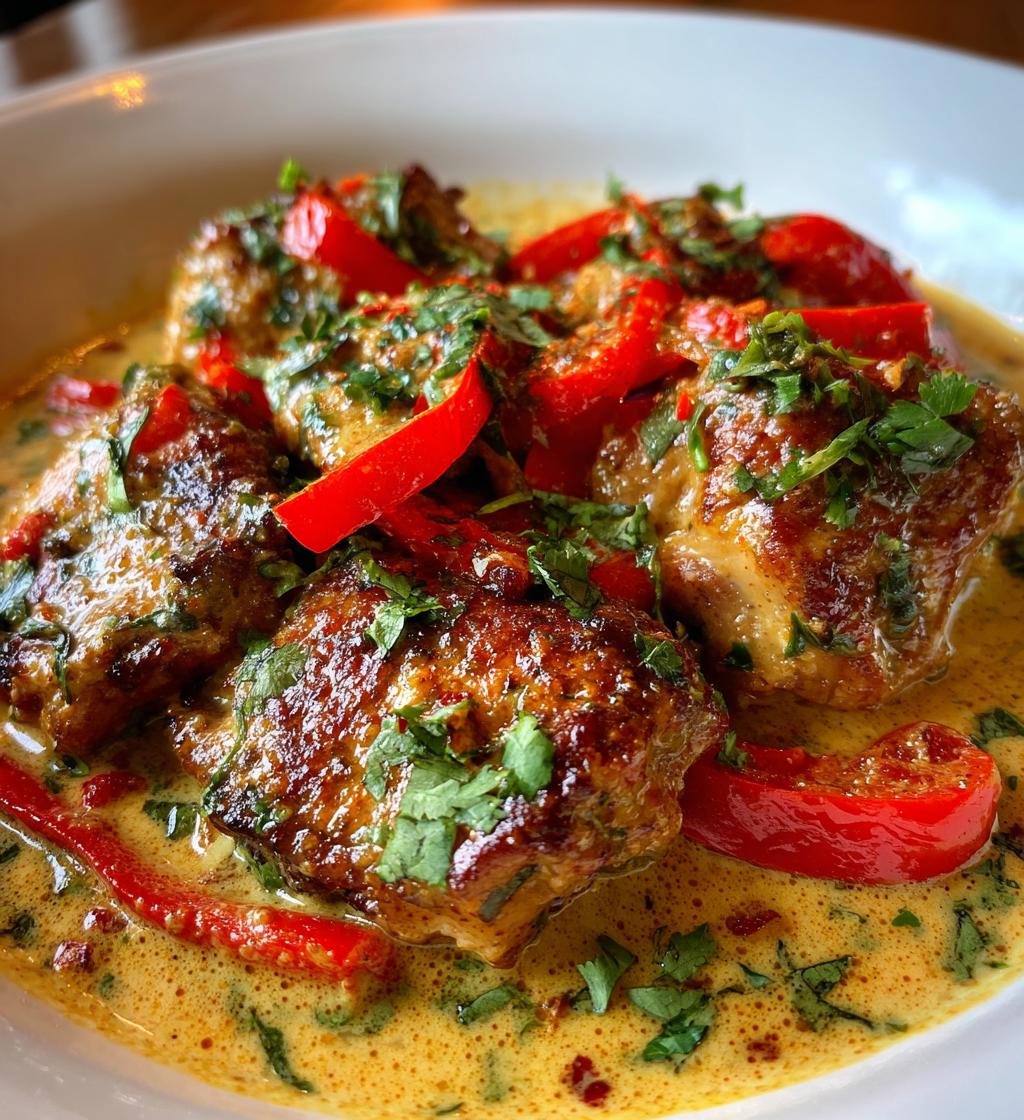 spicy brazilian coconut chicken