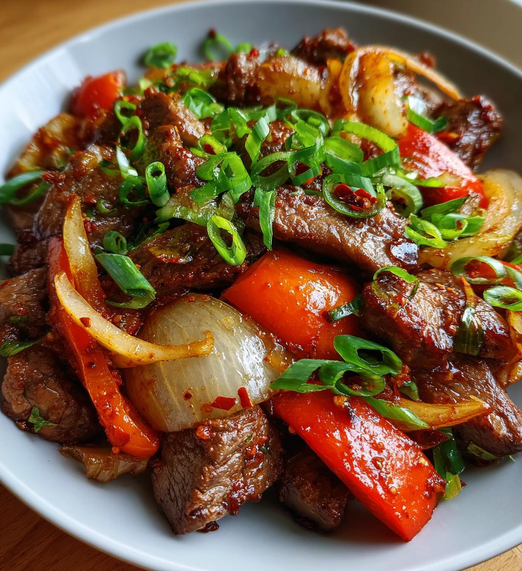 spicy firecracker beef