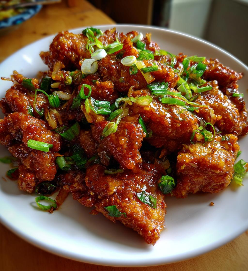 spicy ginger chicken - detail 1