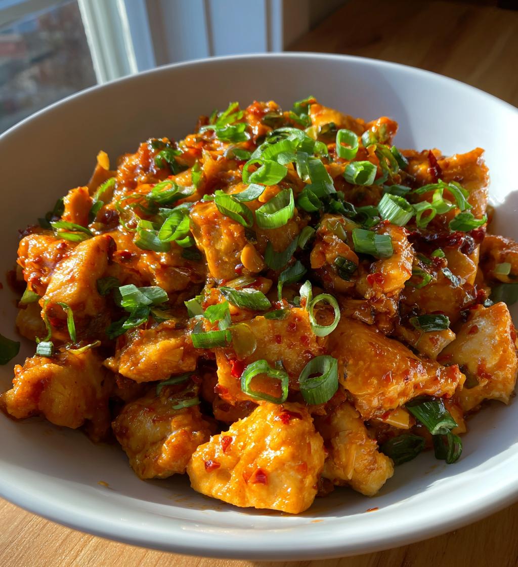 spicy ginger chicken 2 - detail 1