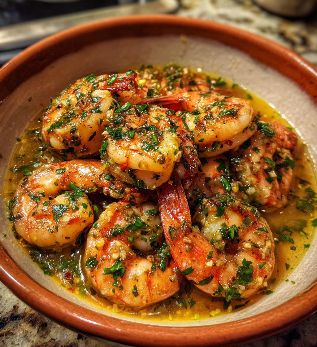 spicy lemon garlic shrimp