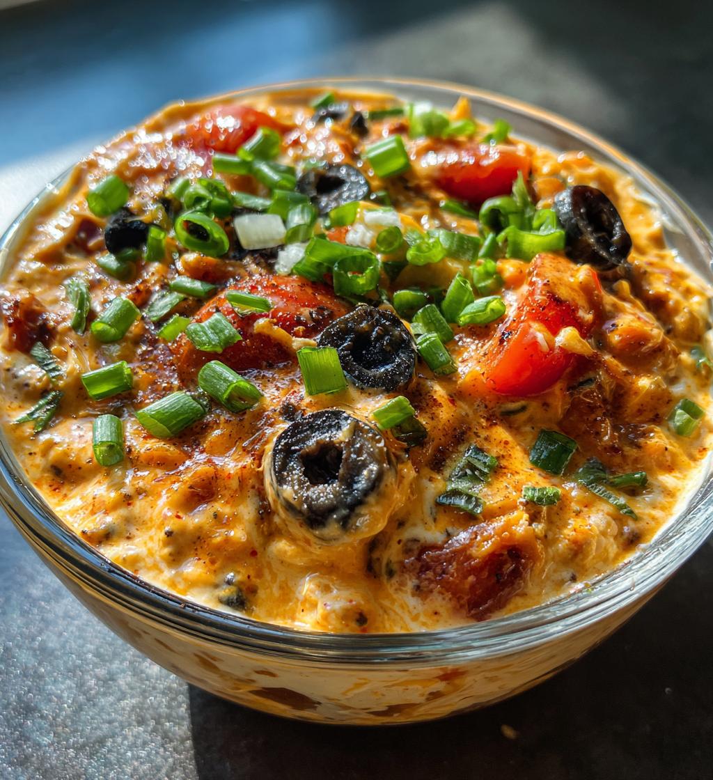 spicy ranch taco dip - detail 1