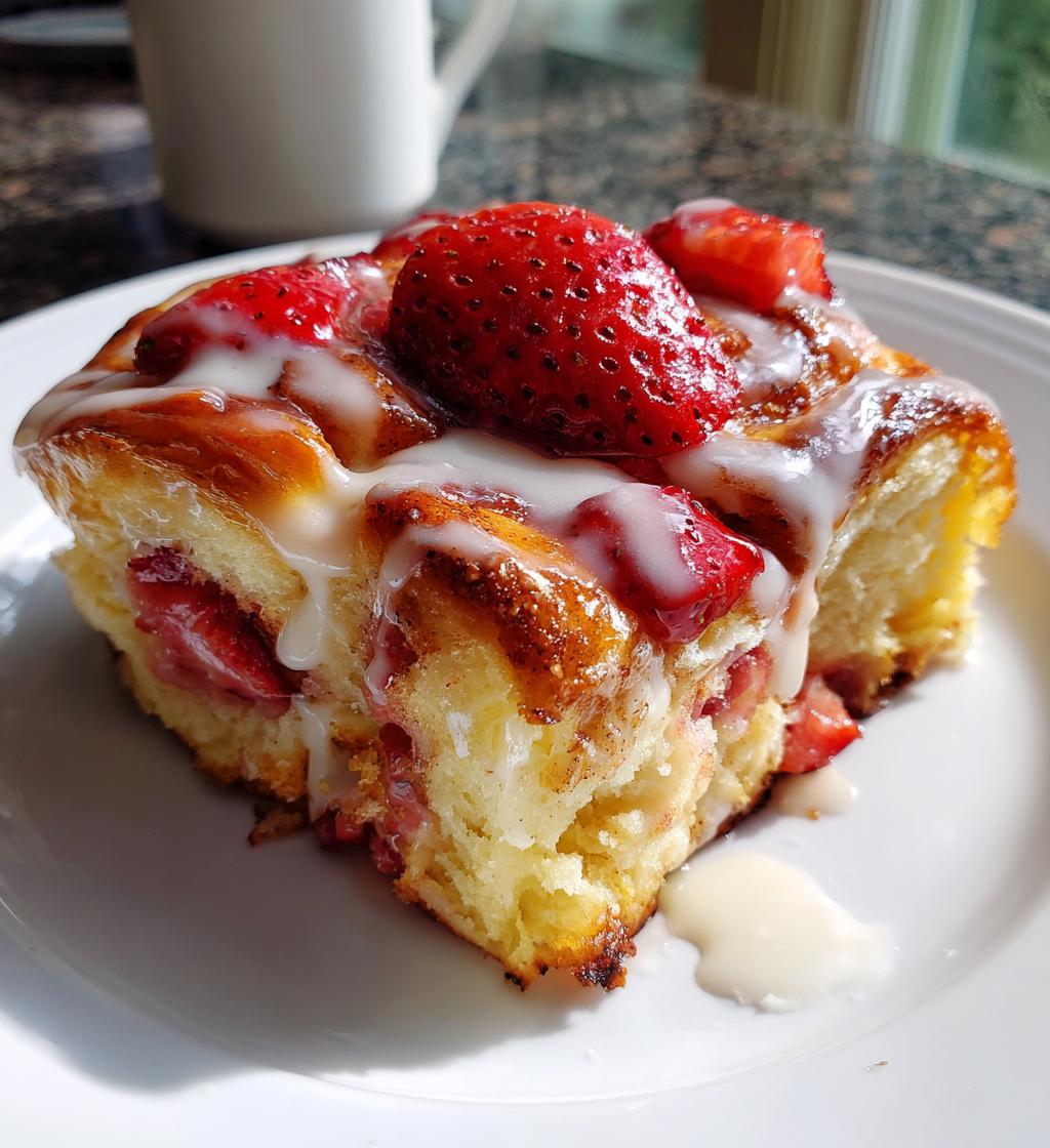 strawberry cinnamon rolls