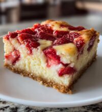 strawberry lemon cheesecake bars