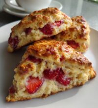 strawberry scones