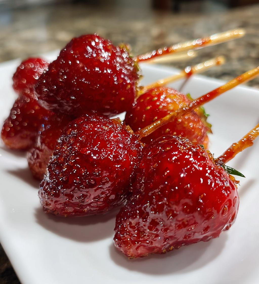 strawberry tanghulu
