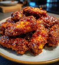 sweet and spicy chicken wings