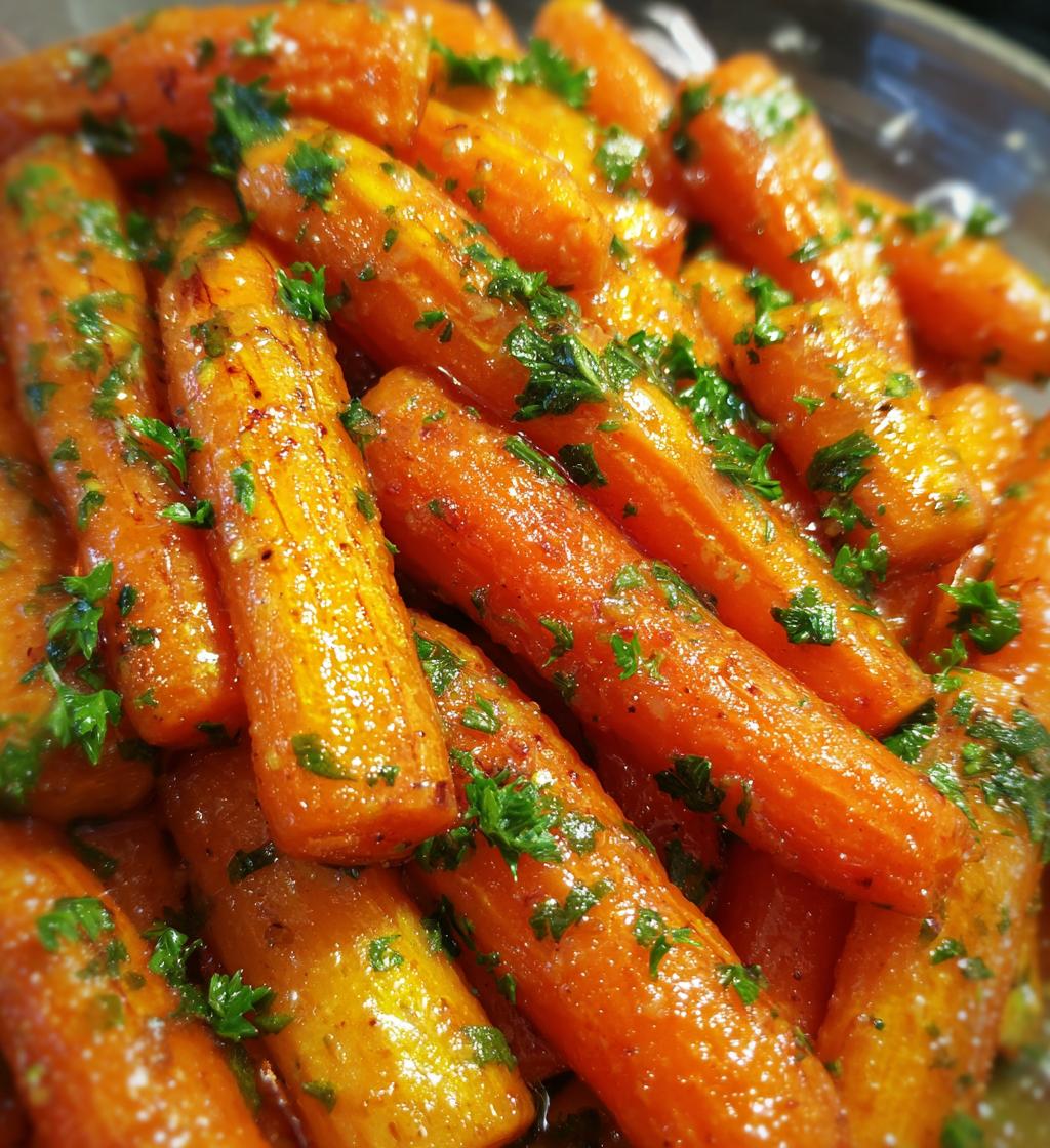 sweet honey glazed carrots
