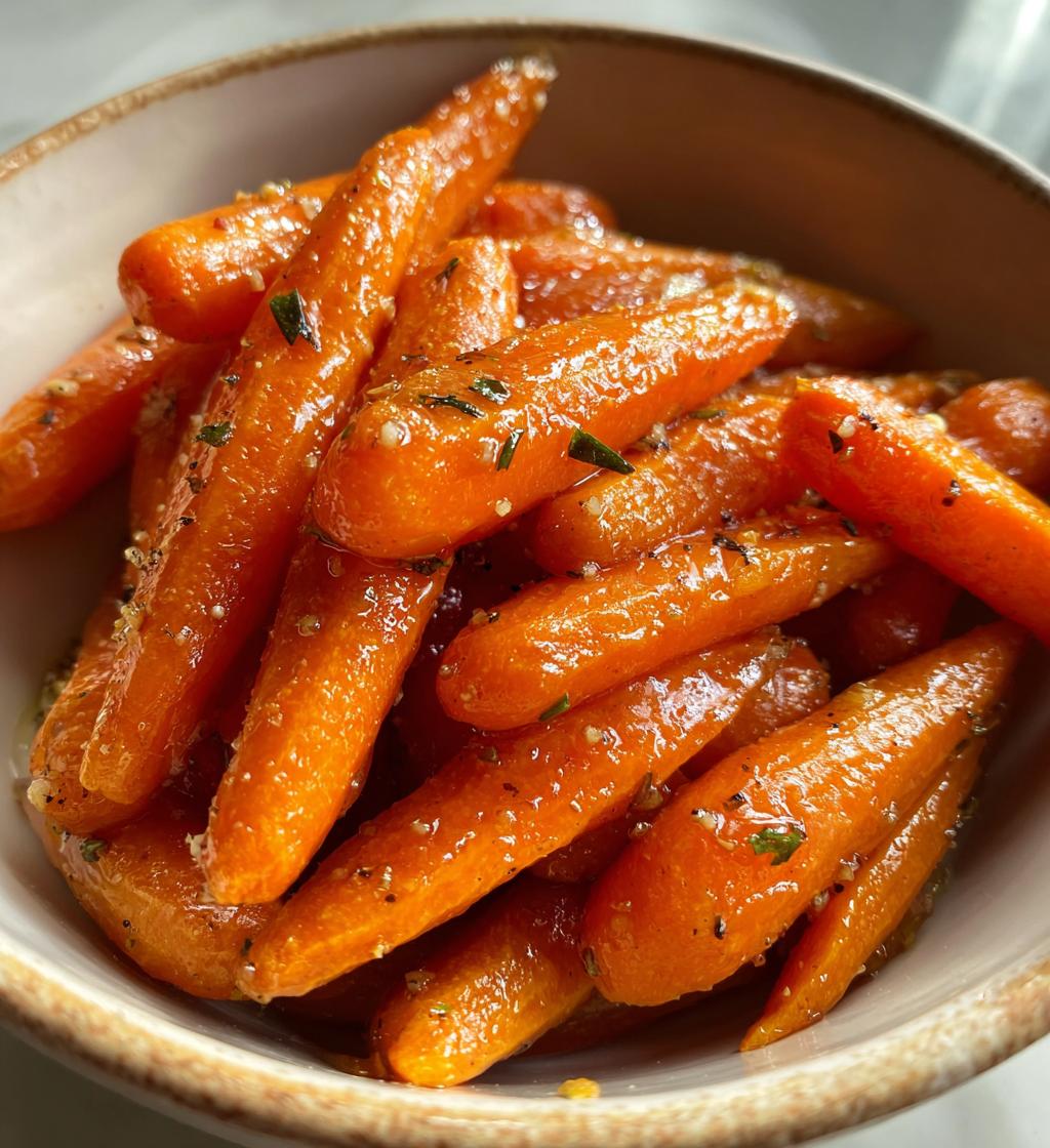 sweet honey glazed carrots