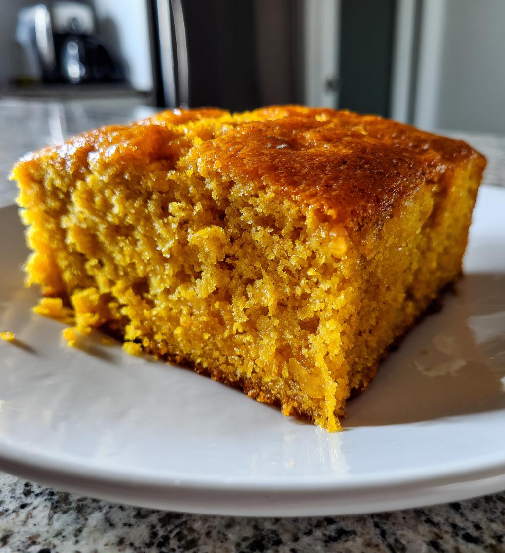 sweet potato cornbread - detail 1
