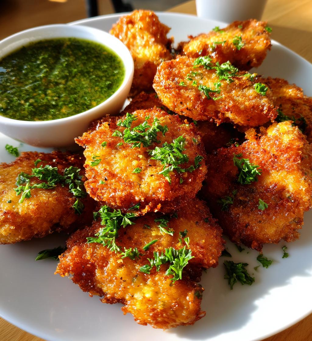 tasty vegan chickpea nuggets