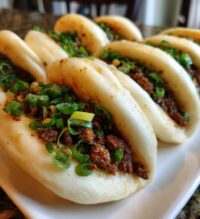 tender beef bao buns