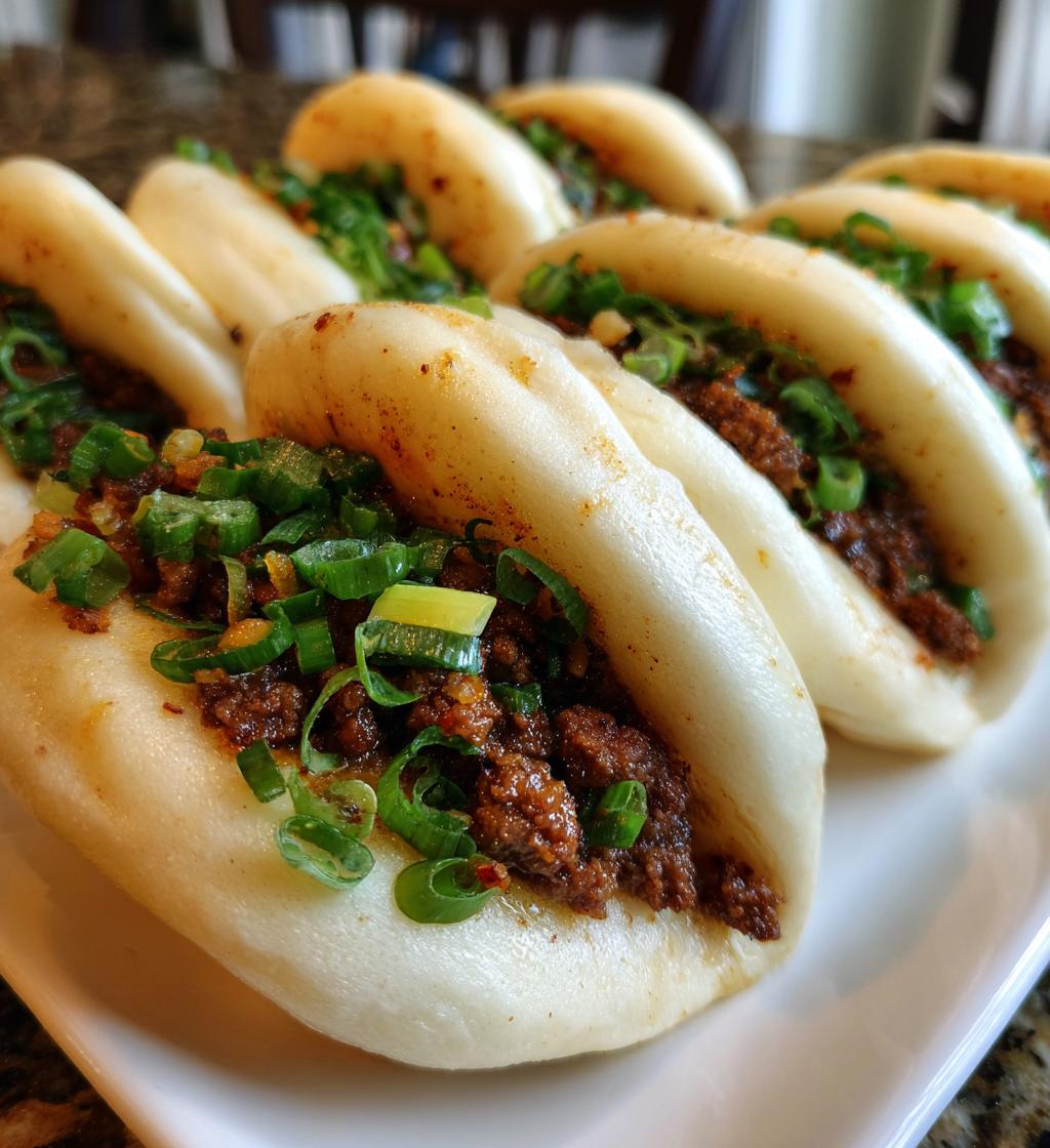 tender beef bao buns