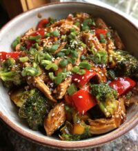 teriyaki chicken stir fry